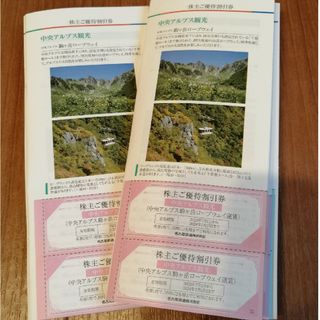 駒ケ岳ロープウェイ割引券　４枚　名鉄株主優待有効期限 令和６年7月15日(その他)