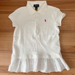 ポロラルフローレン(POLO RALPH LAUREN)の大幅値引❗️ポロラルフローレン フリル付ポロシャツ 120cm(Tシャツ/カットソー)