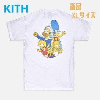 キス(KITH)の新品 キス ザ シンプソンズ SPORTS FAMILY Tシャツ XL(Tシャツ/カットソー(半袖/袖なし))