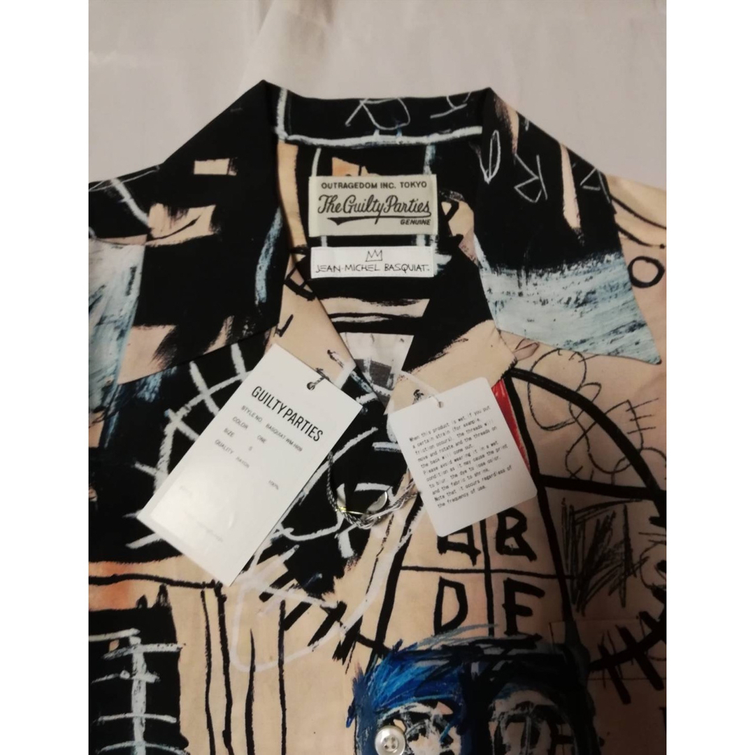 L灰【WACKOMARIA】BASQUIAT SHIRT 23SS／新品タグ付