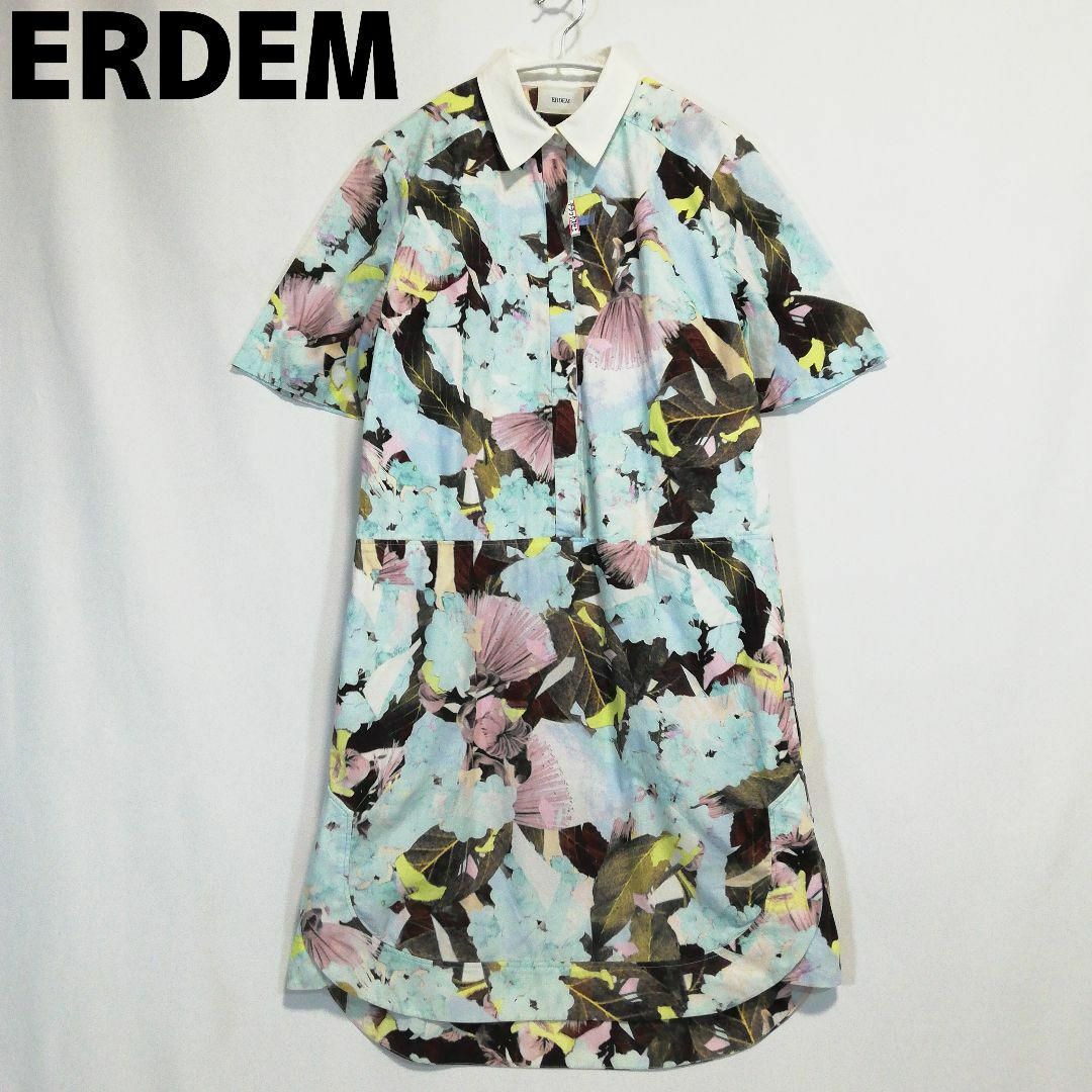 Erdem - ERDEM シャツワンピース 花柄 ボタニカル柄 ワンピース