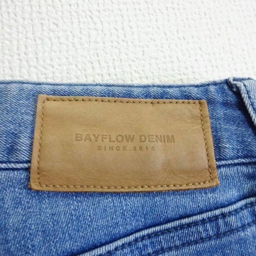 BAYFLOW(ベイフロー)のベイフロー　スリムスキニーデニム　W72cm　強ストレッチ　明青　レディース レディースのパンツ(デニム/ジーンズ)の商品写真