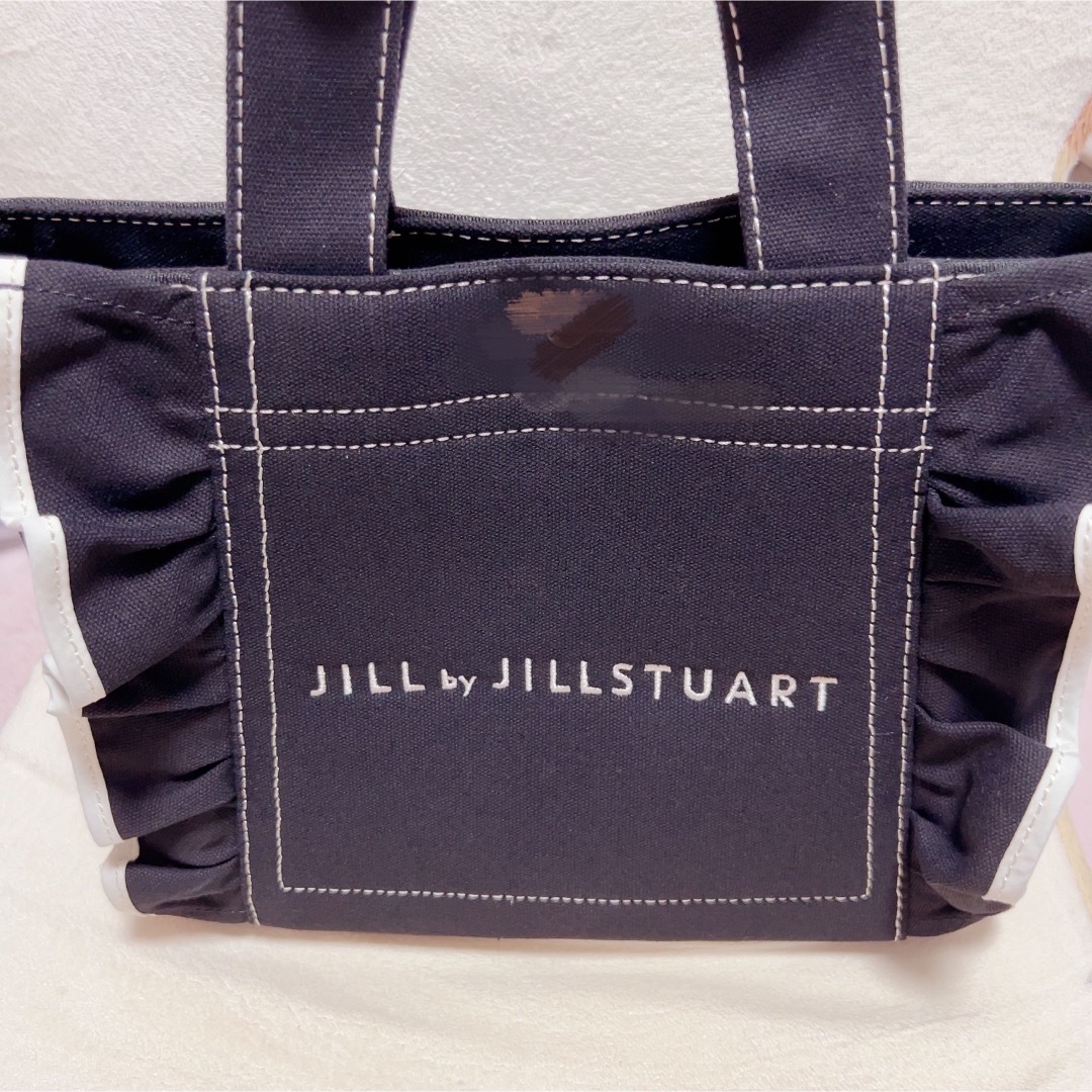 JILL by JILLSTUART - JILL by JILLSTUART フリルトート ブラック 小の 