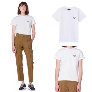 アーペーセー(A.P.C)のapc    アーペーセー　半袖　Tシャツ　ホワイト M(Tシャツ(半袖/袖なし))