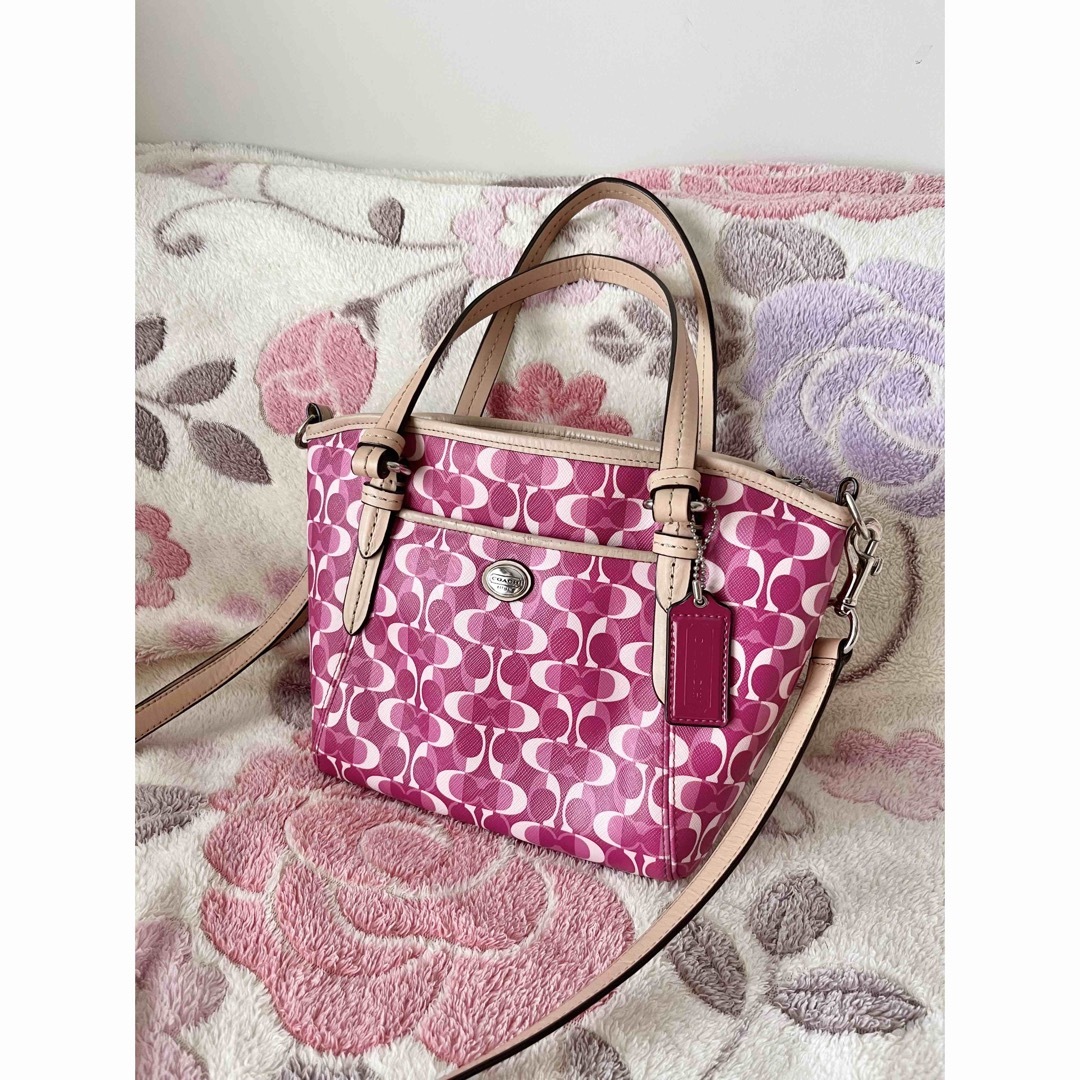 COACH - お値下げ☆コーチcoach☆ショルダーバッグ☆ローズピンクの