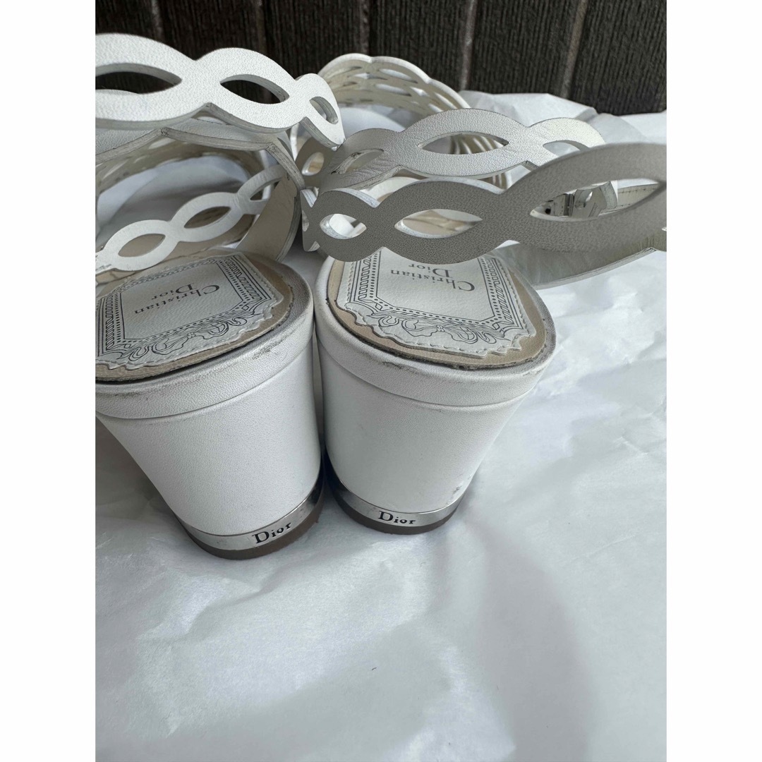 Dior - dior tatoo レースサンダル カーフスキン 22.5cm 35の通販 by