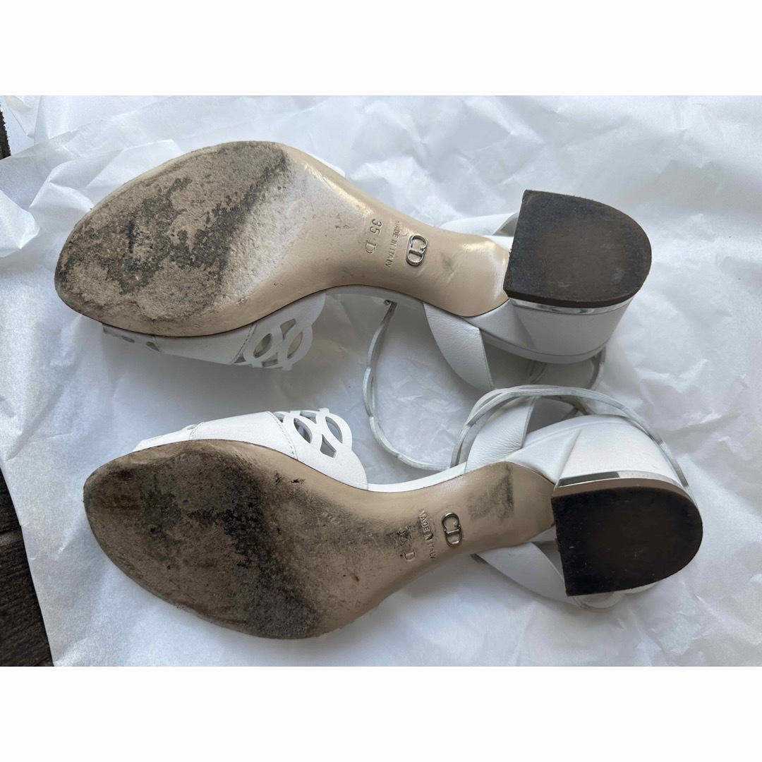 Dior - dior tatoo レースサンダル カーフスキン 22.5cm 35の通販 by