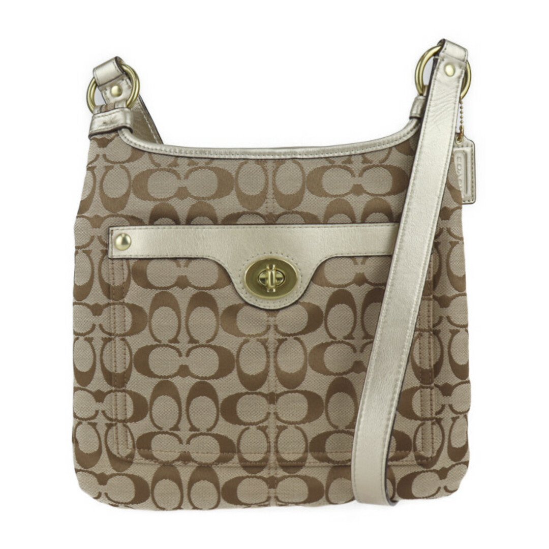 COACH - COACH コーチ ショルダーバッグ F16536 キャンバス レザー