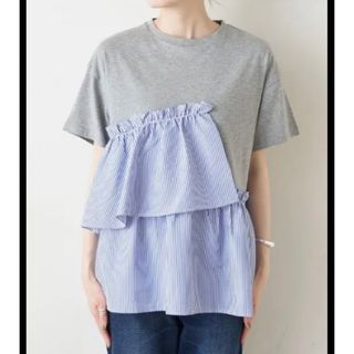 チャオパニックティピー(CIAOPANIC TYPY)のチャオパニックティピー　フリルTシャツ(Tシャツ(半袖/袖なし))