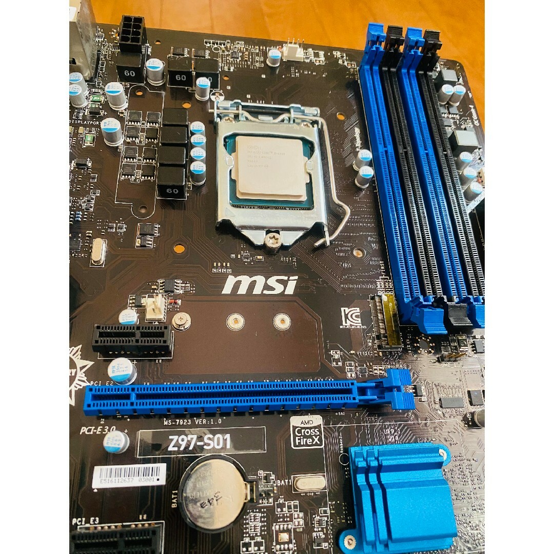 MSI Z97 S01 i5 4430 8GB メモリー 6