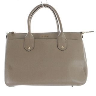 フルラ(Furla)のフルラ メディテラニア ハンドバッグ トートバッグ レザー ロゴ 茶色(ハンドバッグ)