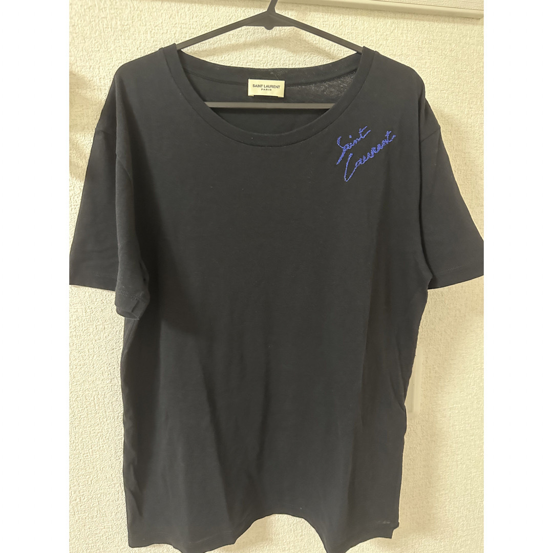 Saint Laurent(サンローラン)のsaint laurent T シャツ 黒　ロゴ　サンローラン メンズのトップス(Tシャツ/カットソー(半袖/袖なし))の商品写真