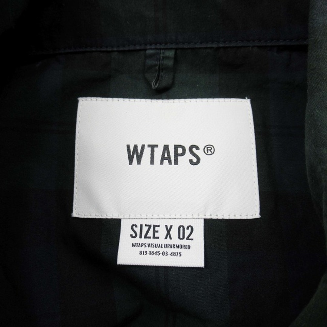 極美品 22ss WTAPS WCPO/SS オーバーシャツ タータンチェック
