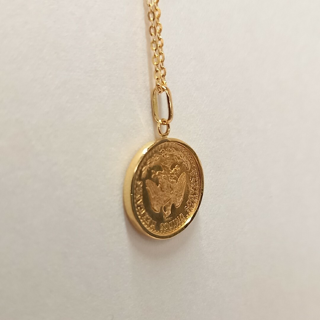新品 K18 メキシコ2ペソ金貨 ペンダントの通販 by コマソン's 新品 K18 メキシコ2ペソ金貨 ペンダントの通販 by コマソン's