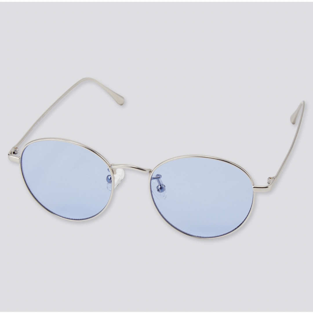 UNIQLO(ユニクロ)のUNIQLO ラウンドメタルサングラス 伊達メガネ 2個セット メンズのファッション小物(サングラス/メガネ)の商品写真