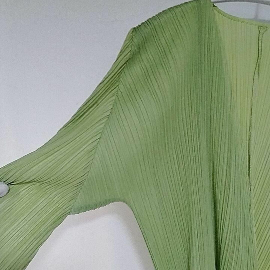 希少☆美品 ISSEY MIYAKE PLEATS プリーツカーディガン