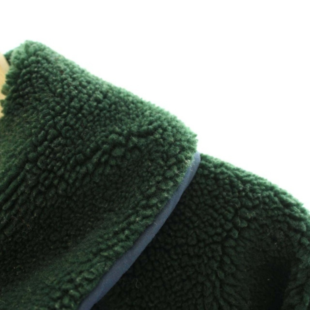 HELLY HANSEN(ヘリーハンセン)のHELLY HANSEN ファイバーパイル ボアジャケット ロゴ M 緑 メンズのトップス(パーカー)の商品写真