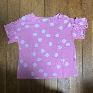 ザラキッズ(ZARA KIDS)のガールズ140 半袖Tシャツ　ZARA ピンクドット(Tシャツ/カットソー)