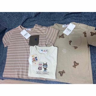 ポロラルフローレン(POLO RALPH LAUREN)のポロ　ラルフローレン　Tシャツ　アンパンマン　ベージュ　セット　男の子　女の子(Tシャツ/カットソー)