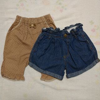 SHOO・LA・RUE - 猫ポケット ショートパンツ 七分丈パンツ セット売り