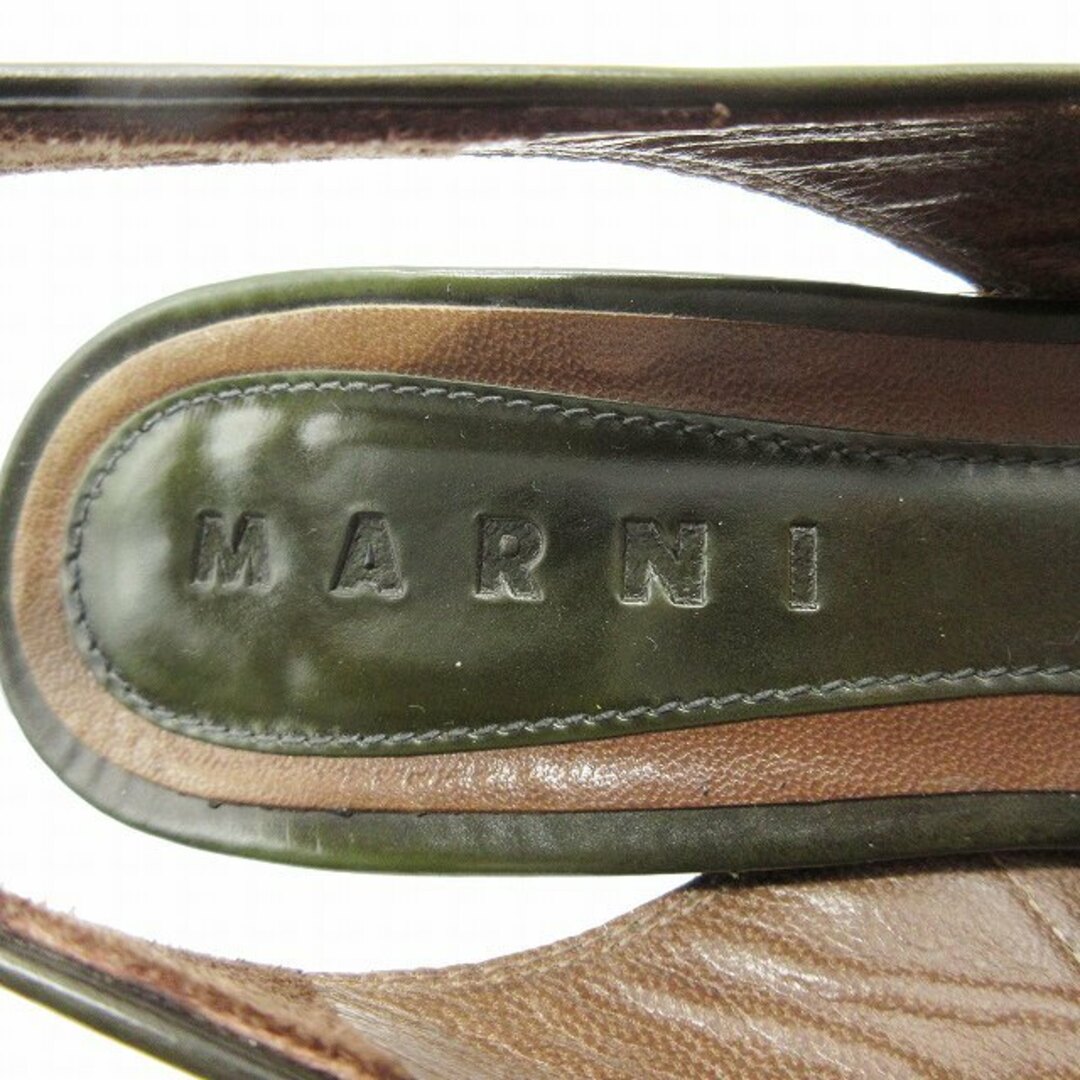 Marni(マルニ)の美品 マルニ スリングバック サンダル シューズ オープントゥ 35 レディースの靴/シューズ(サンダル)の商品写真