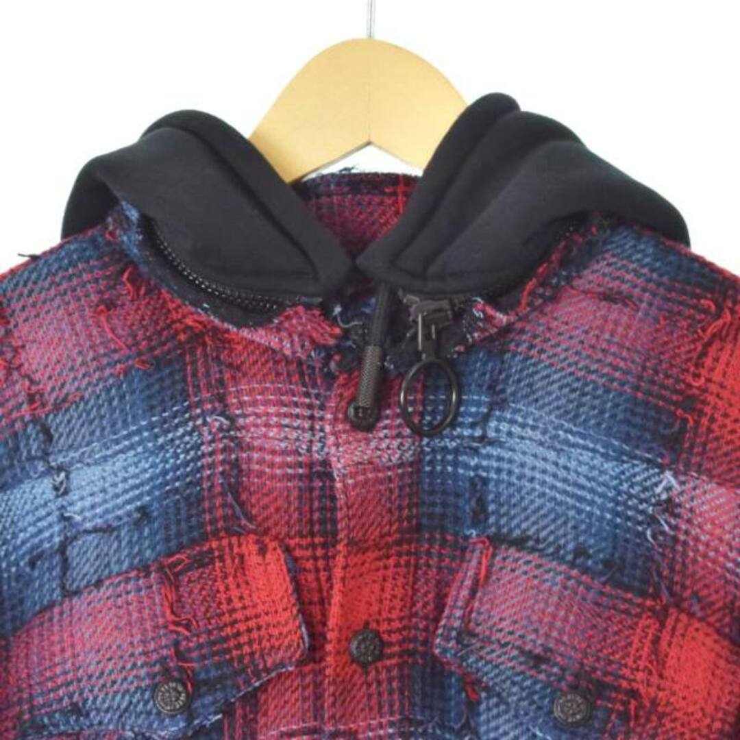 レッド系 off-white チェックパーカー オフホワイト | ochge.org