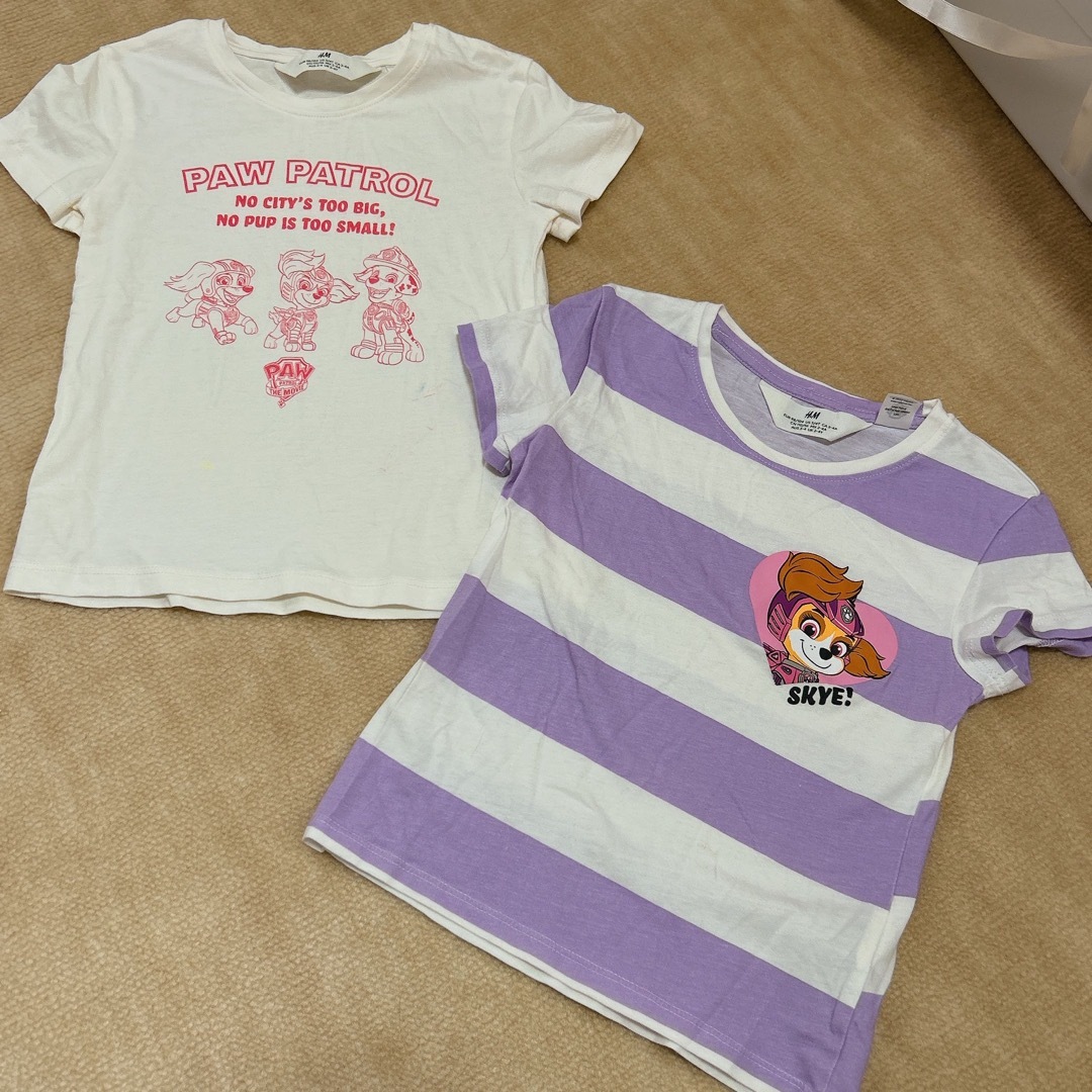 H&M(エイチアンドエム)の☆専用☆パウパト&GAP Tシャツ　 キッズ/ベビー/マタニティのキッズ服女の子用(90cm~)(Tシャツ/カットソー)の商品写真