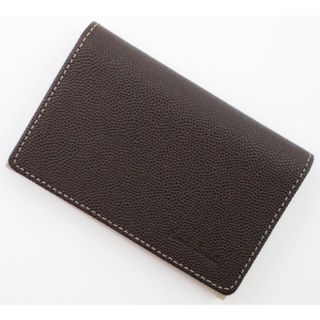 ポールスミス(Paul Smith)の☆ギフトに☆新品☆箱付 ポールスミス カラーブロック 名刺入れ 濃茶(名刺入れ/定期入れ)