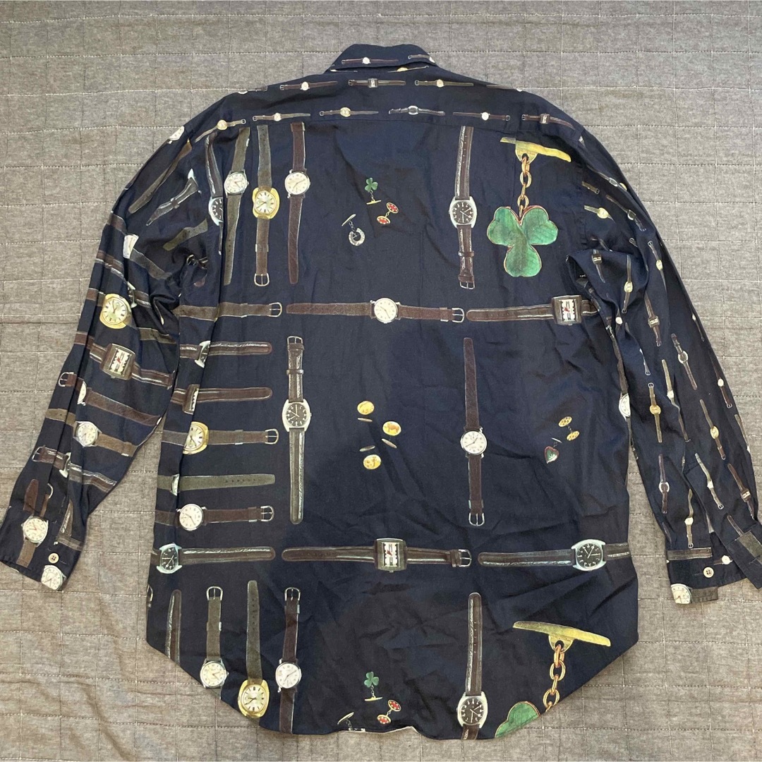 Paul Smith ポールスミス シャツ 長袖 腕時計 総柄 | tradexautomotive.com