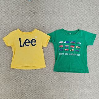 リー(Lee)の2枚 Tシャツ Lee 黄色 緑 保育園(Tシャツ/カットソー)