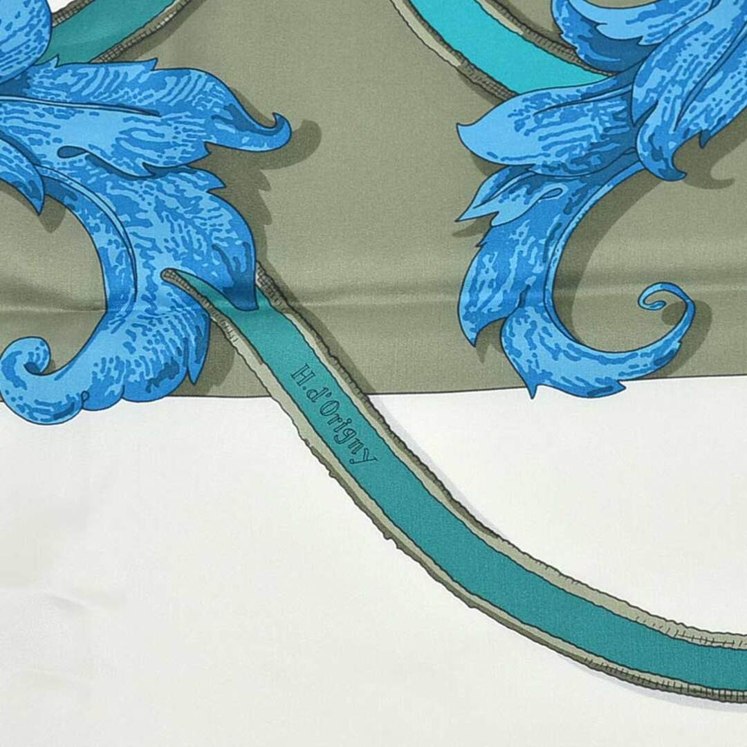 Hermes - エルメス HERMES スカーフ カレ シルク ホワイト/マルチ