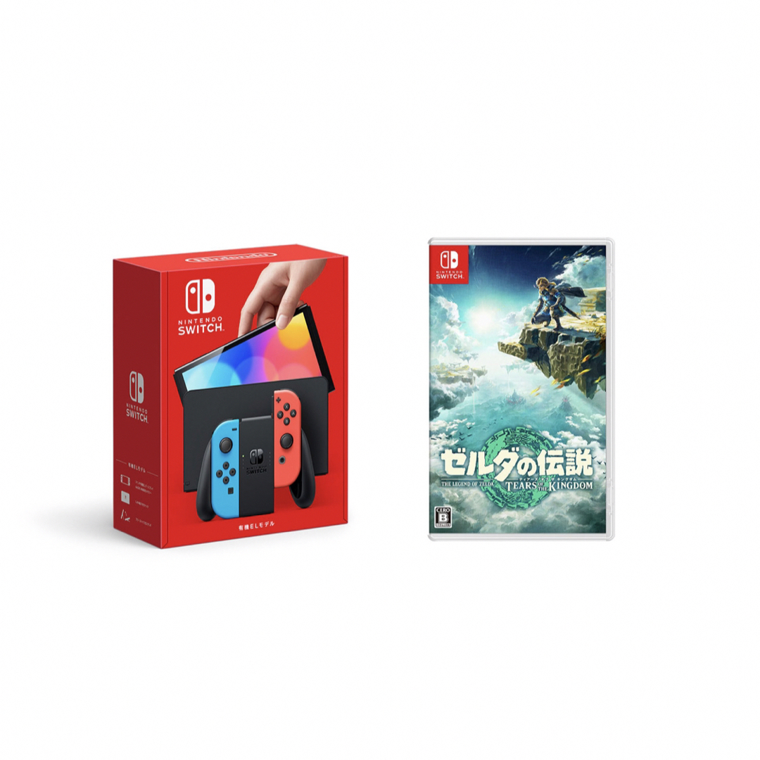 Nintendo Switch 有機ELモデル Joy-Con L ネオンブルー