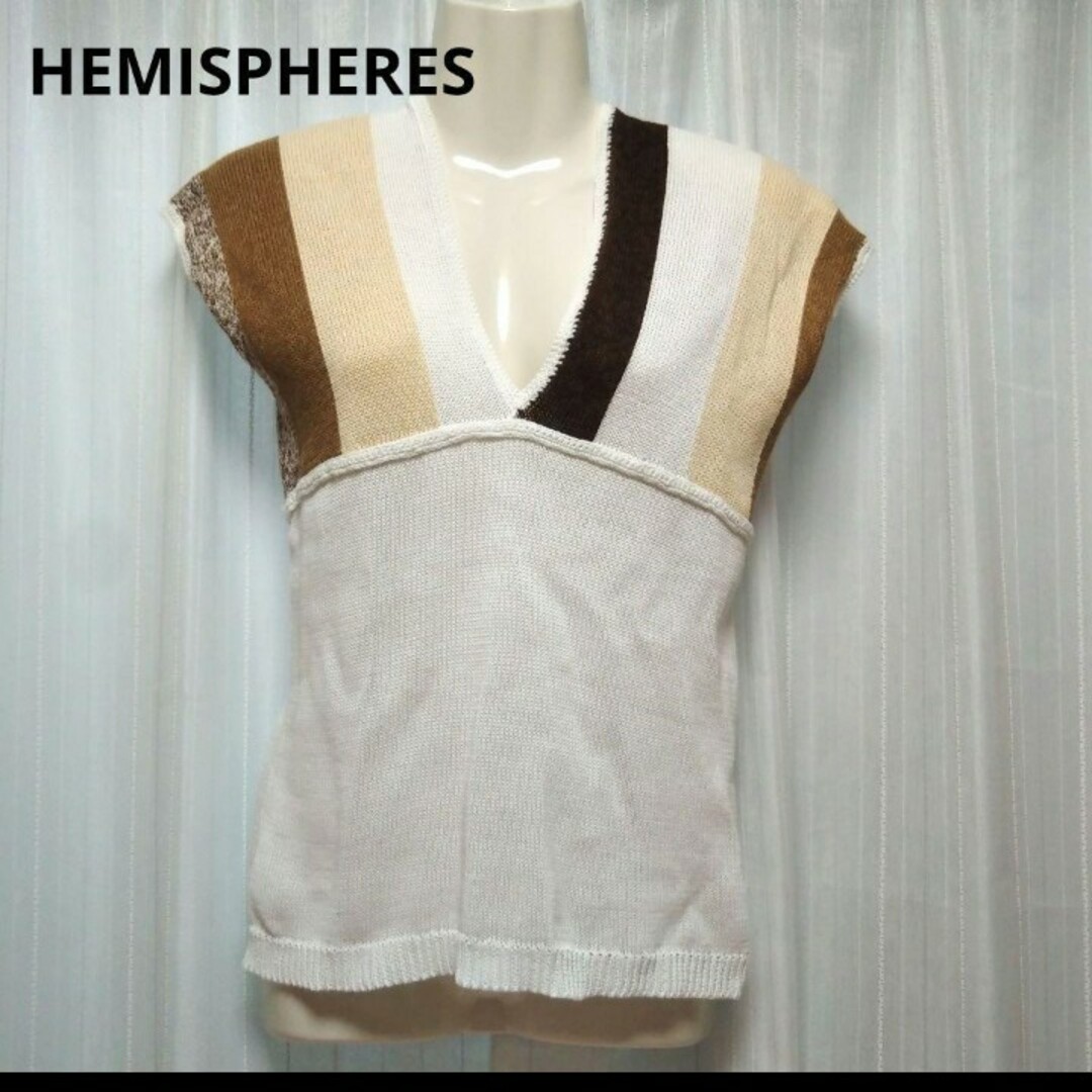 HEMISPHERE(エミスフィール)のHEMISPHERES サマーニット レディースのトップス(ニット/セーター)の商品写真