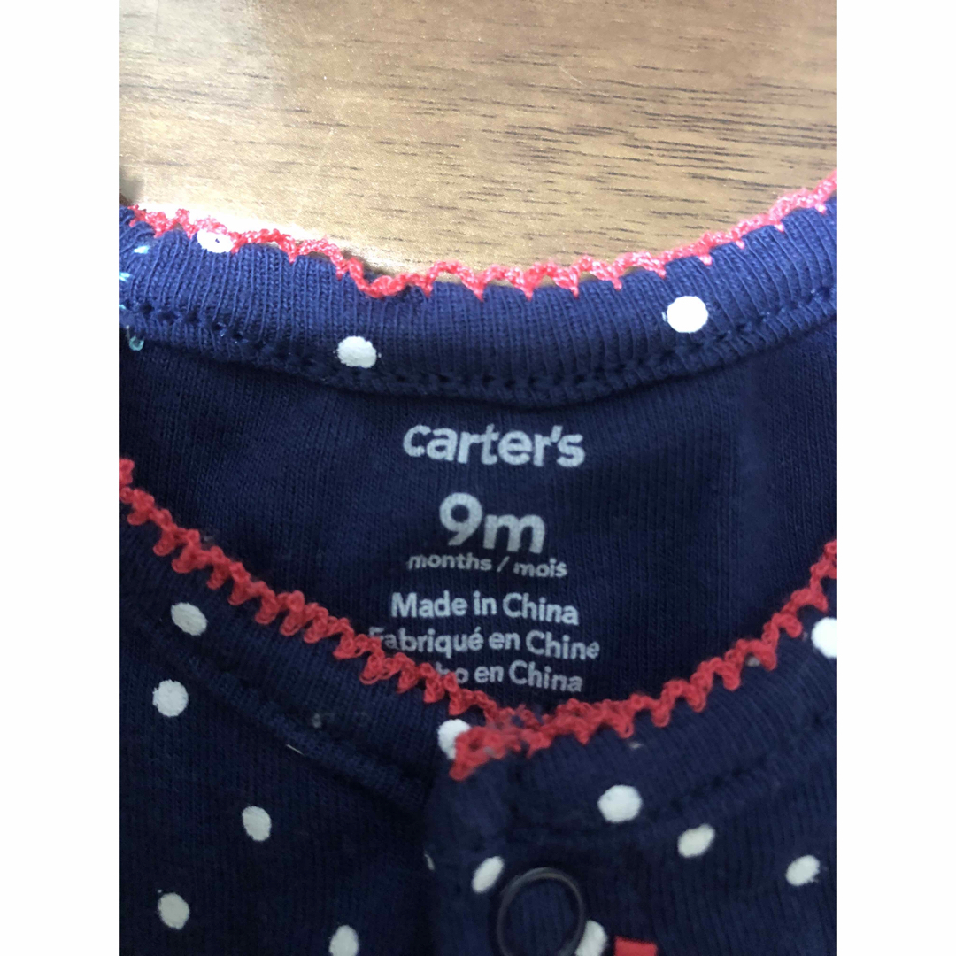 carter's(カーターズ)のカーターズ Carter's 半袖 ロンパース 9m 女の子 キッズ/ベビー/マタニティのベビー服(~85cm)(カバーオール)の商品写真