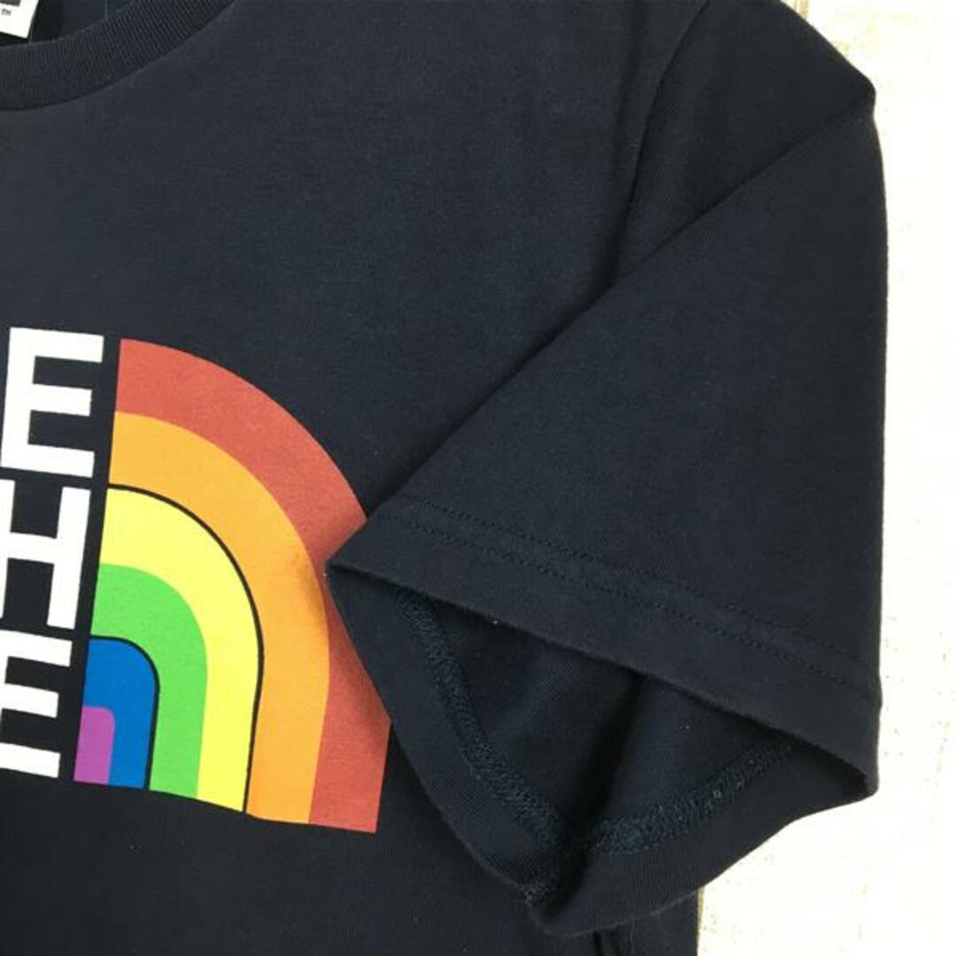 THE NORTH FACE(ザノースフェイス)のWOMENs L  ノースフェイス クイックドライ レインボー ロゴ Tシャツ QuickDry Rainbow Logo T-Shirt NORTH FACE NTW3242X ネイビー系 レディースのファッション小物(その他)の商品写真