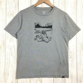 マーモット(MARMOT)のMENs S  マーモット ヘザー カウボーイ キャンプ ハーフスリーブ ティー Ｔシャツ HEATHER COWBOY-CAMP H/S T MARMOT MJT-S7081 グレー系(その他)