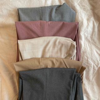 ユニクロ(UNIQLO)のUNIQLO スマートアンクルパンツ　5本セット(クロップドパンツ)