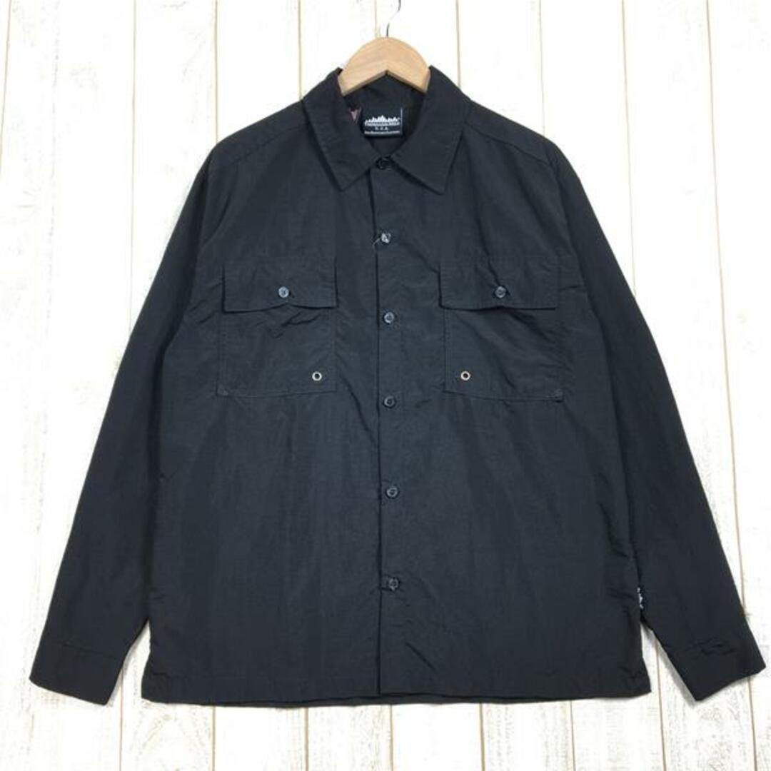 MENs M  サウザンドマイル Thousand Mile ユーティリティ シャツ Utility Shirt サプレックスナイロン アメリカ製 ブラック系