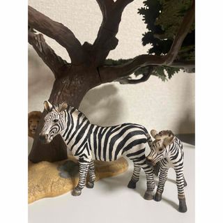 シュライヒ(Schleich)のシュライヒ　しまうまの親子(その他)