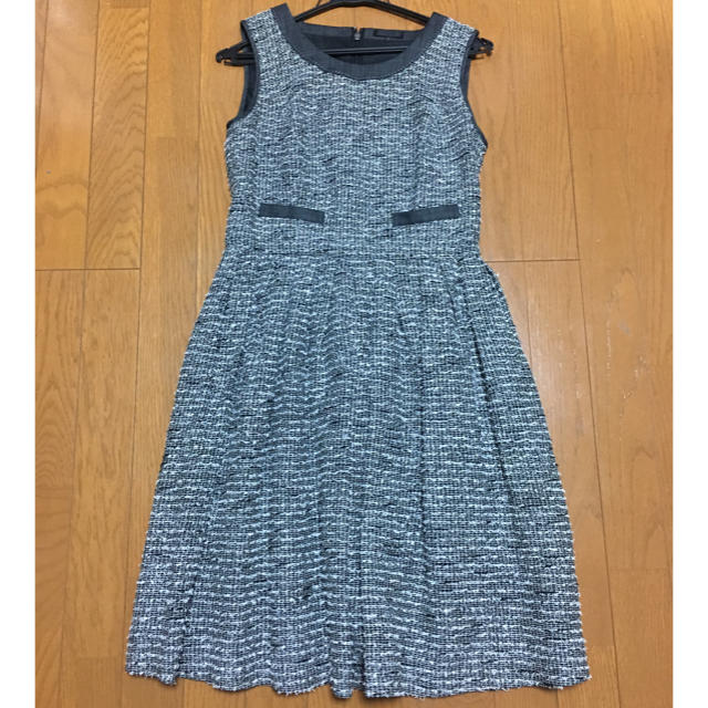 TO BE CHIC(トゥービーシック)の♡美品 to be chic ツイード調フレアワンピース♡ レディースのワンピース(ひざ丈ワンピース)の商品写真