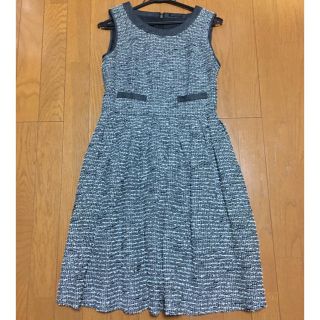 トゥービーシック(TO BE CHIC)の♡美品 to be chic ツイード調フレアワンピース♡(ひざ丈ワンピース)