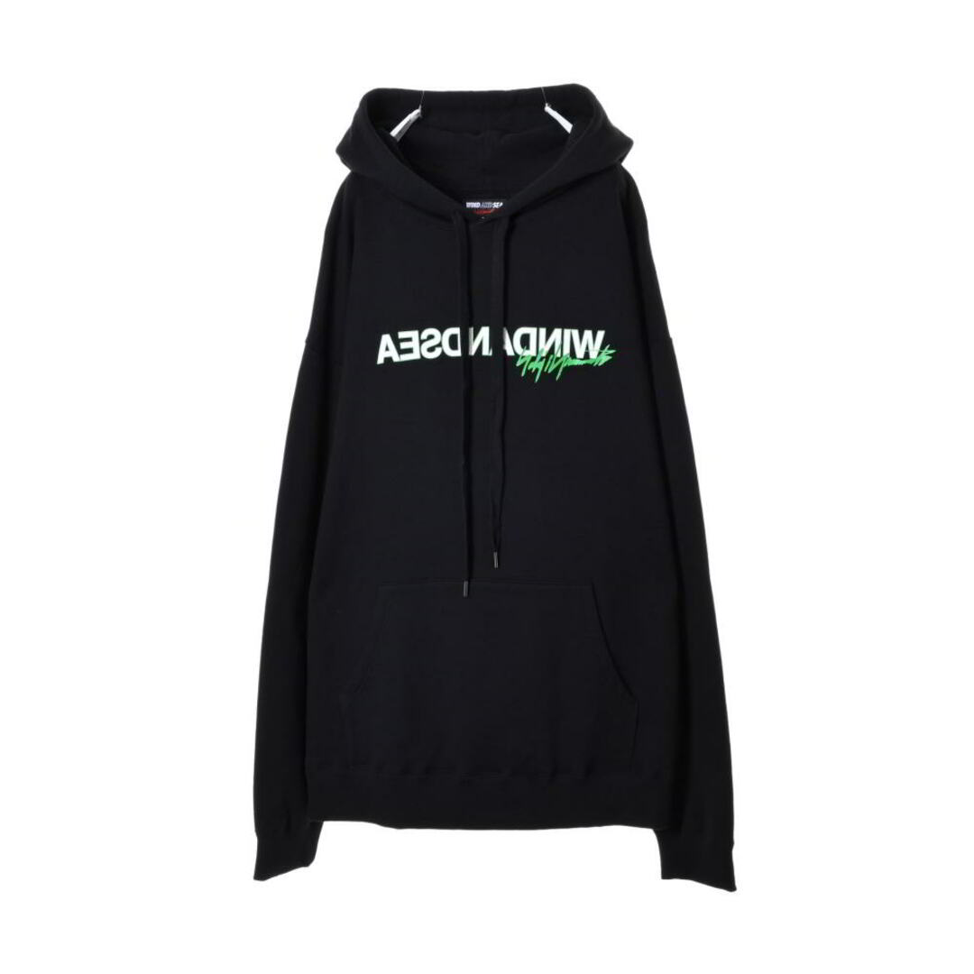Yohji Yamamoto - WIND AND SEA × Yohji Yamamoto プリント パーカの