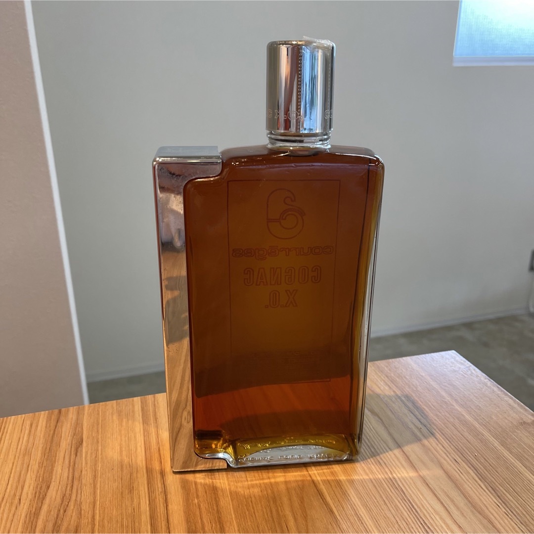 Courreges(クレージュ)の新品未開封 クレージュコニャック courreges COGNAC X.O. 食品/飲料/酒の酒(ブランデー)の商品写真