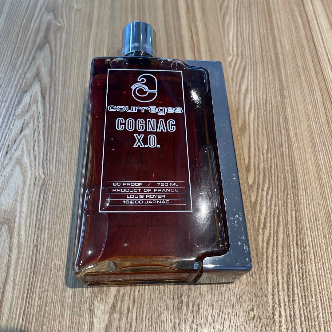 Courreges(クレージュ)の新品未開封 クレージュコニャック courreges COGNAC X.O. 食品/飲料/酒の酒(ブランデー)の商品写真