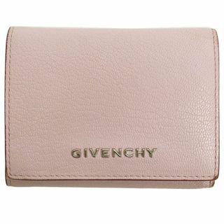 ジバンシィ(GIVENCHY)のGIVENCHY ジバンシー パンドラ コンパクト ウォレット 三つ折財布 ピンク レディース 3つ折り財布 小銭入れ付き ミニ財布 ジバンシィ(財布)