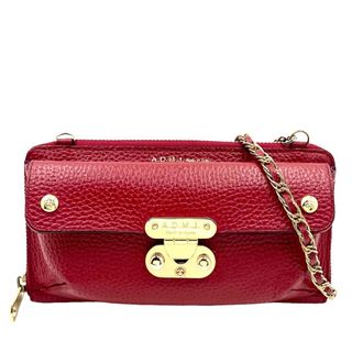 ☆美品☆【A.D.M.J 】チェーン ショルダーウォレット ショルダーバッグ