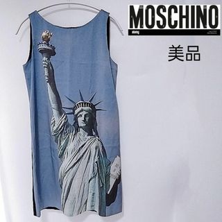 モスキーノ(MOSCHINO)のモスキーノ ワンピース 自由の女神 ワンピース　超希少(ひざ丈ワンピース)