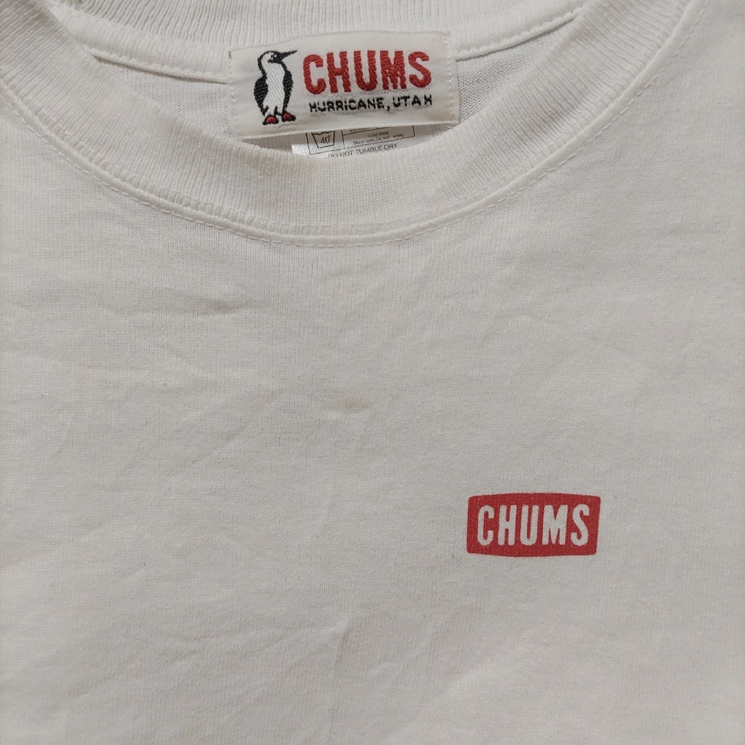 CHUMS(チャムス)の100cm半袖TシャツCHUMSブービーバード95cm-105cm白KIDS迷彩 キッズ/ベビー/マタニティのキッズ服男の子用(90cm~)(Tシャツ/カットソー)の商品写真