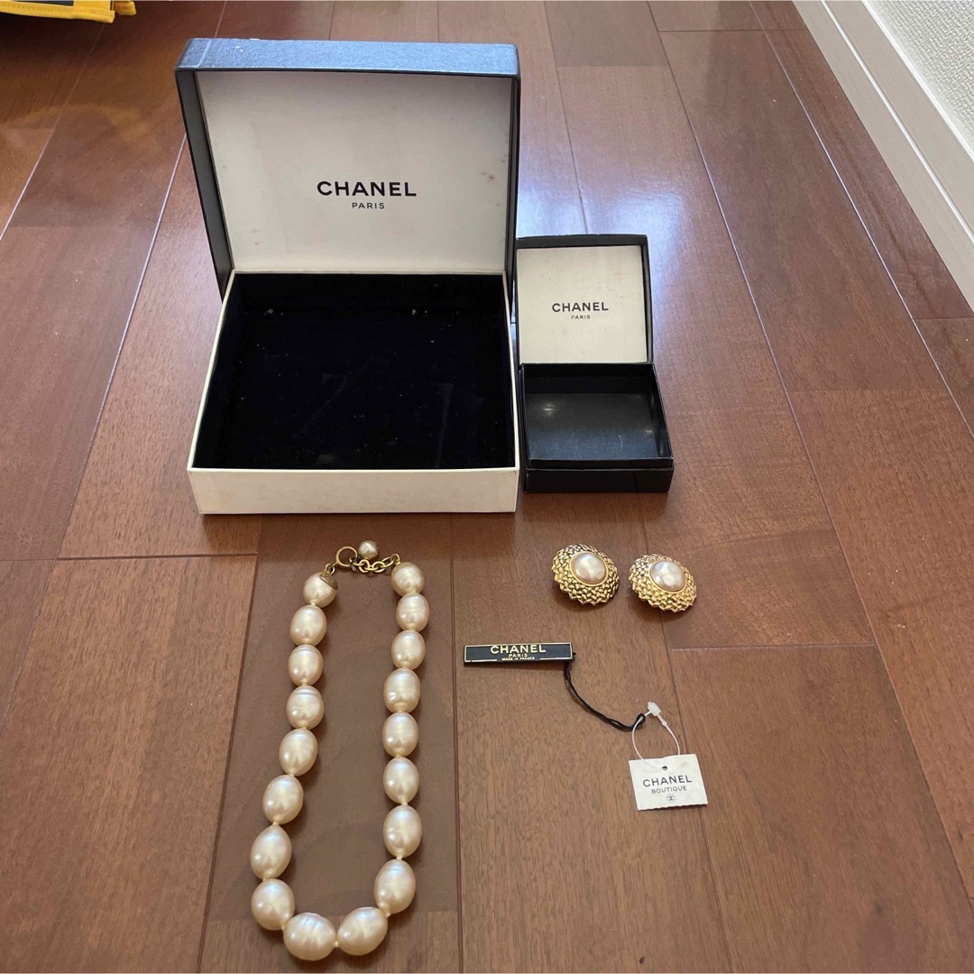 CHANEL シャネル　ネックレス　イヤリング　ヴィンテージ　レトロ