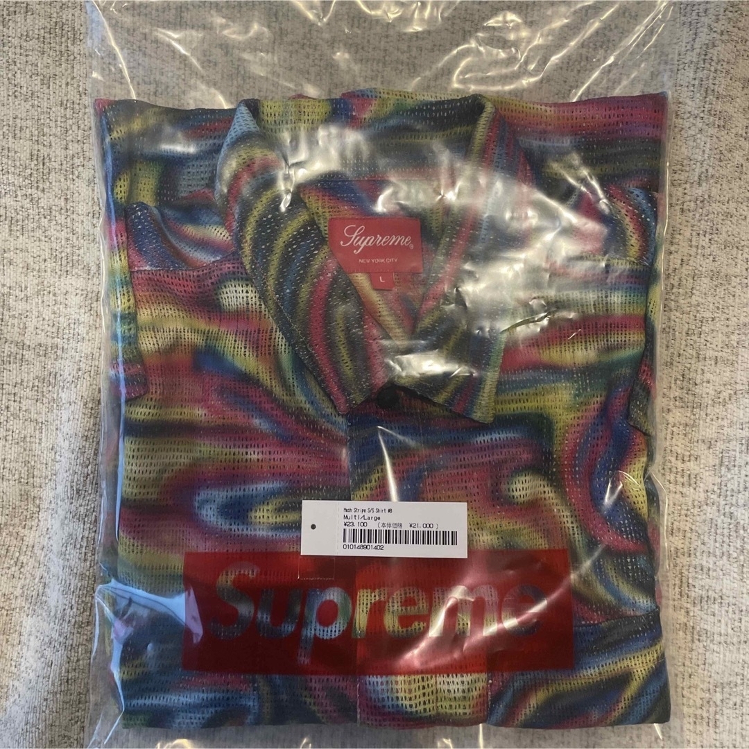 Supreme Mesh Stripe S/S Shirt